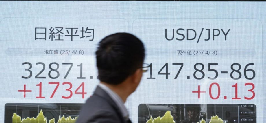 Tokyo's Nikkei index up 5.8% as US tariffs fuel volatility