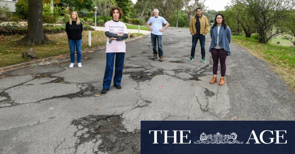 Why Ivanhoe East locals are fighting to keep the potholes on this dilapidated road