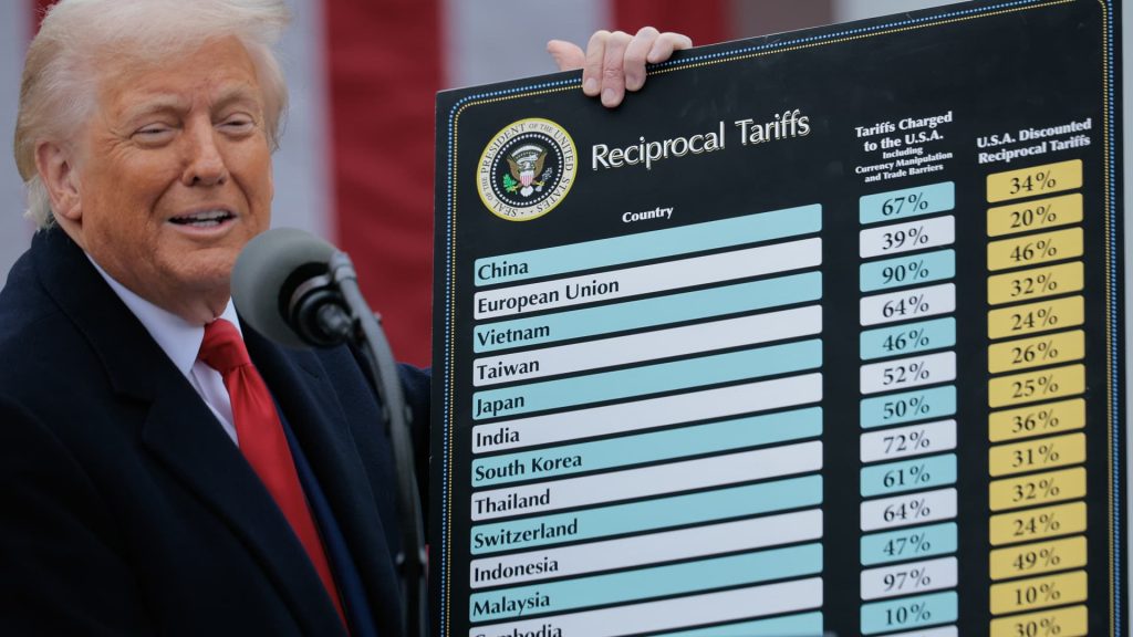 Trump shows no mercy with his tariffs, stocks sink
