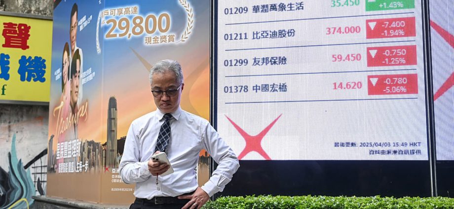 China says market has spoken after Trump tariffs spark stocks rout