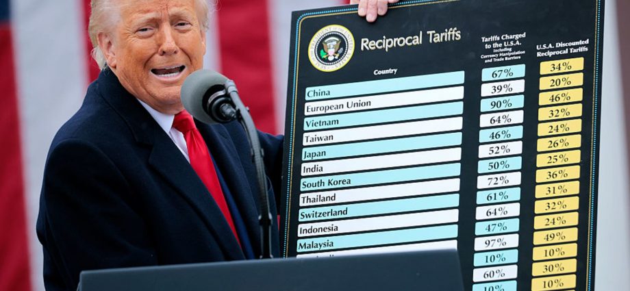 Trump drops tariffs to 10% for most countries, hits China harder