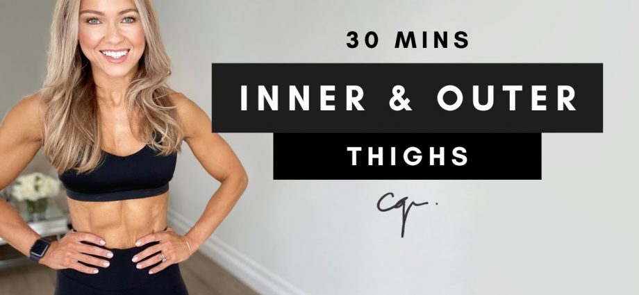 30 Min OUTER & INNER THIGH WORKOUT at Home | Ankle Weights (Optional)