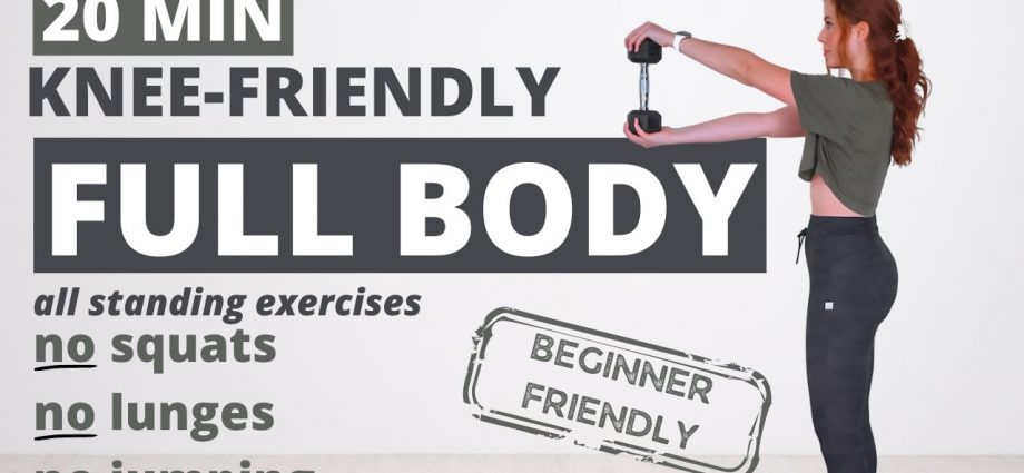 Knee Friendly Full Body Dumbbell STANDING Workout (BEGINNER) | NO Squats or Lunges workout
