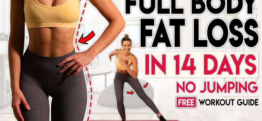 FULL BODY FAT LOSS in 14 Days NO JUMPING | Free Home Workout Guide