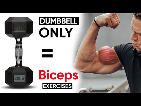 Biceps 8 Exercises With Dumbbells at HOME 🔥 | Bigger Biceps WORKOUT #bicepworkout