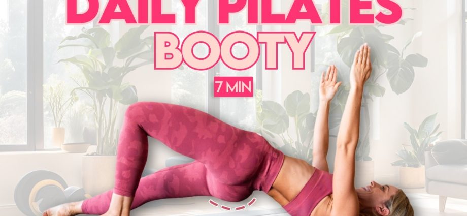 7 Min Glutes Activation Pilates | Daily Booty Routine at Home | No equipment