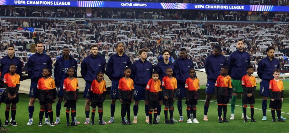 Aston Villa and PSG players react hilariously after Champions League anthem blunder