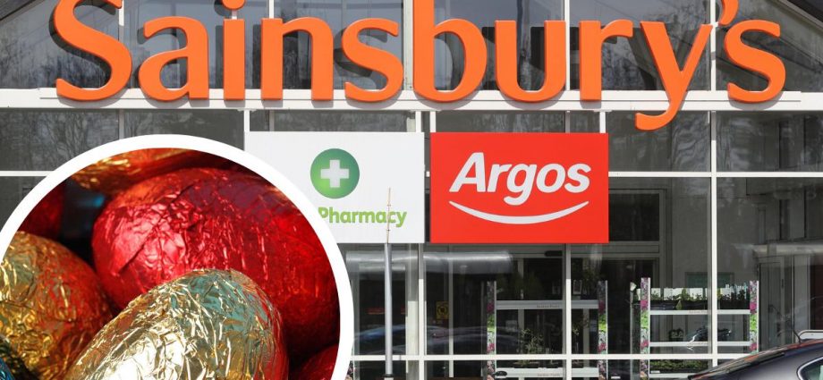 Sainsbury's shopper finds Easter egg 90g underweight