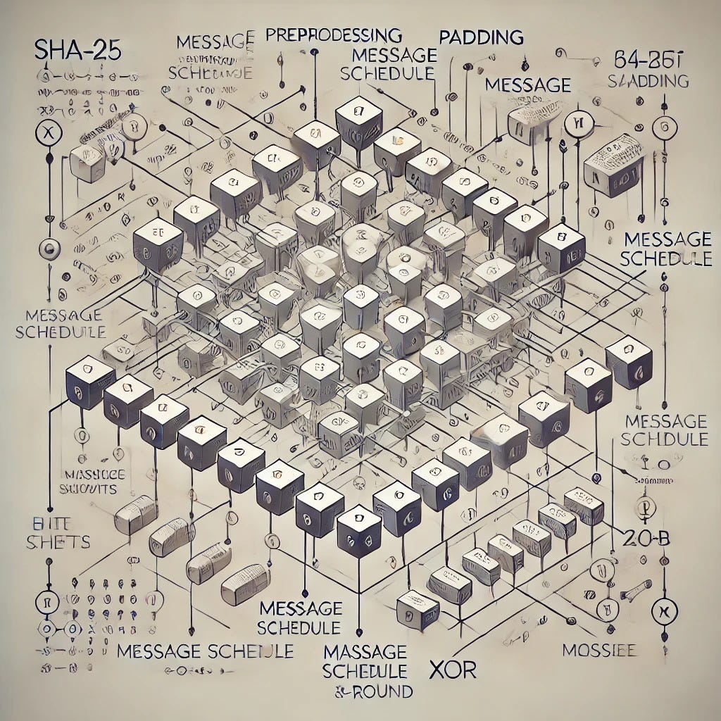 SHA-256: The Cryptographic Backbone of Bitcoin and Digital Security | by Michael P. Di Fulvio | Coinmonks | Apr, 2025