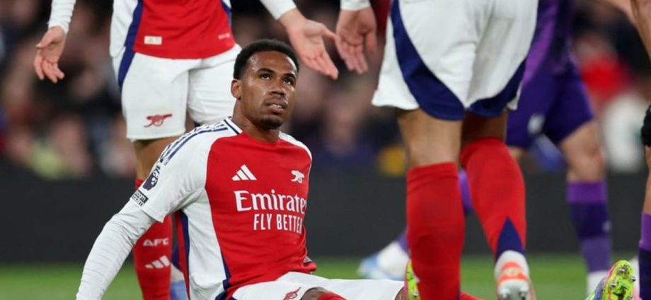 Arsenal lose injured defender Gabriel for rest of the season