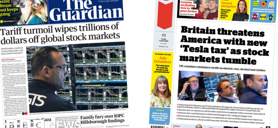 'Tariff turmoil' and 'bland American cheese'