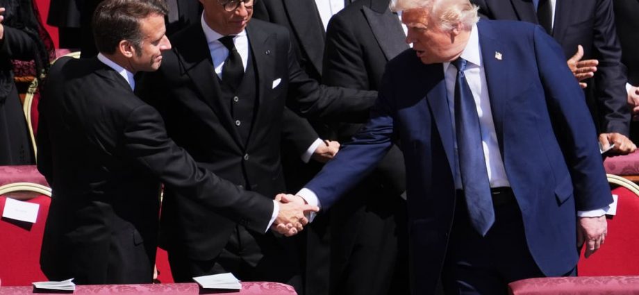 Donald Trump accused of breaking the dress code at Pope's funeral