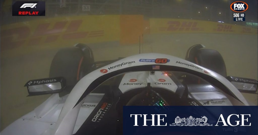 Ocon crashes out of qualifying