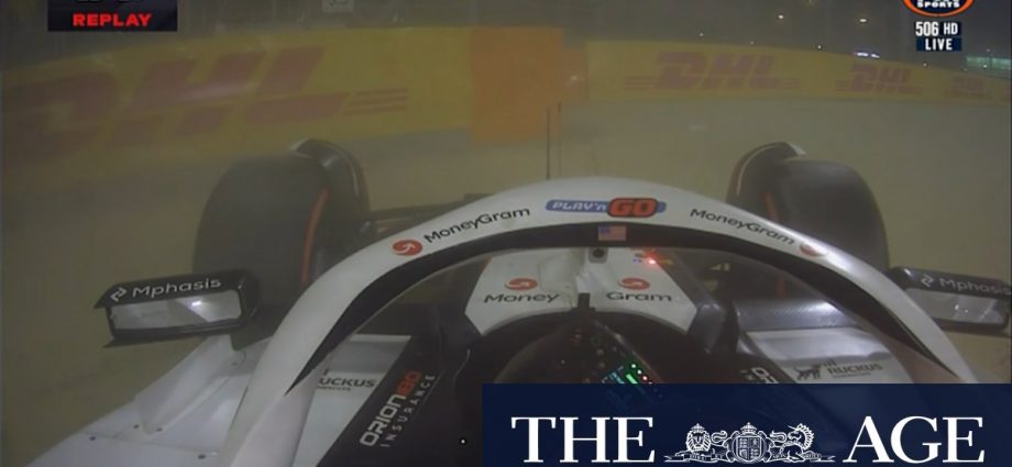 Ocon crashes out of qualifying