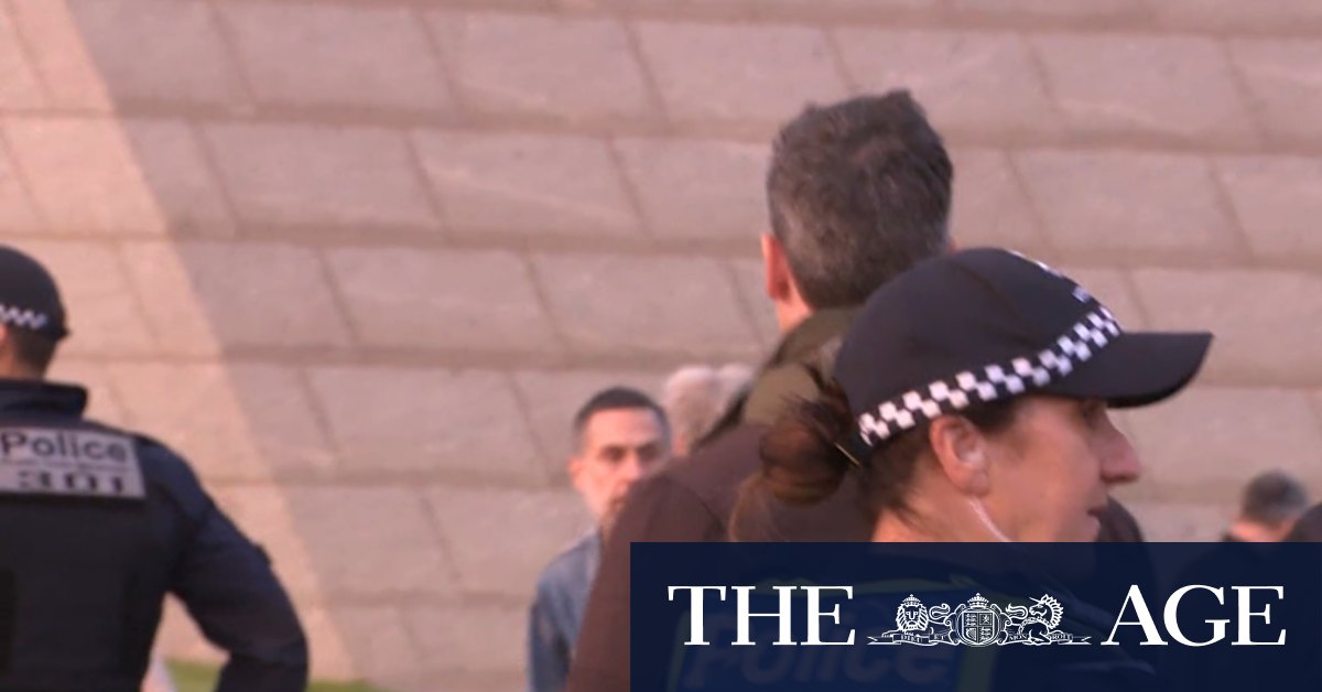 Neo-nazi, hecklers condemned for shameful display at dawn service