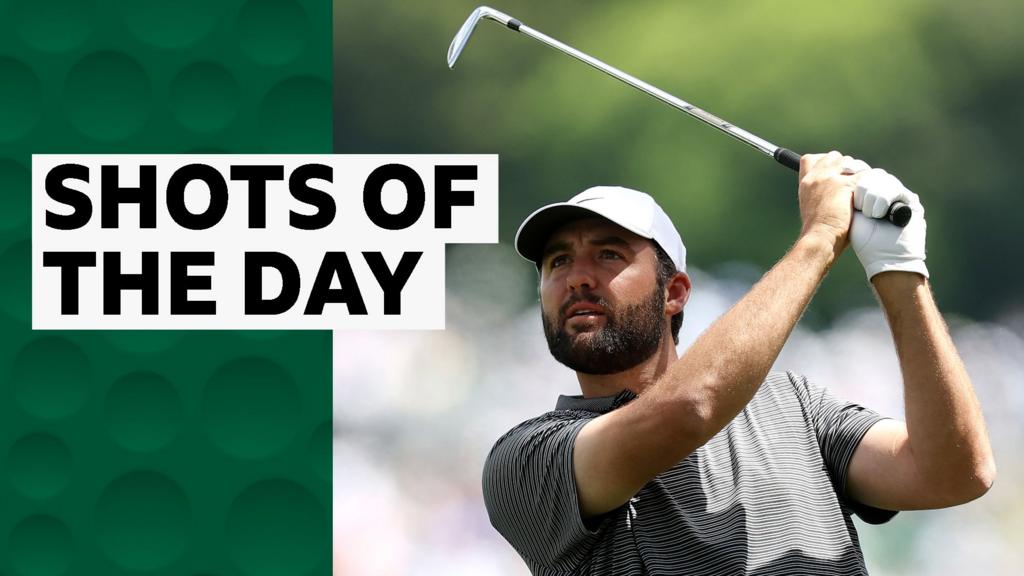 Scheffler & McIlroy feature in best shots of Masters day three