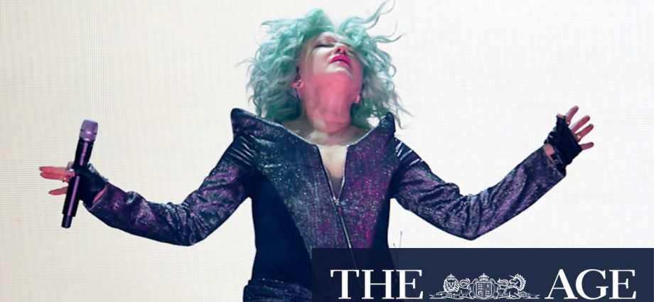 Cyndi Lauper at Rod Laver Arena