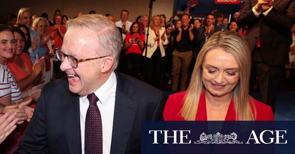 Labor’s first big rally targets Griffith as Greens MP Max Chandler-Mather cries copycat