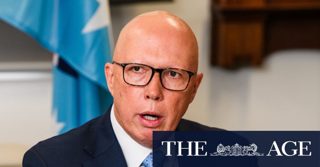 Peter Dutton lashes Jacinta Allan, Victorian Labor over crime