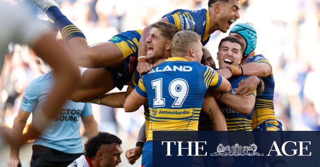 Lomax kicks Eels to first win of 2025 after Gutherson double for Dragons