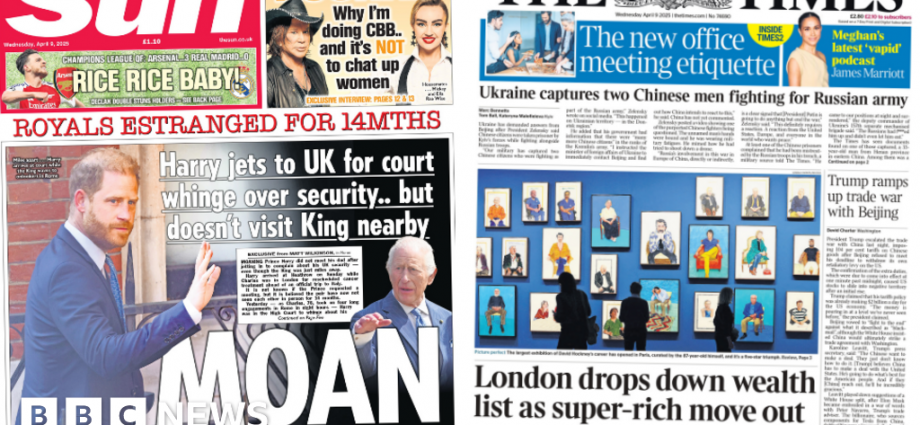 Harry in court and London's 'super-rich move out'