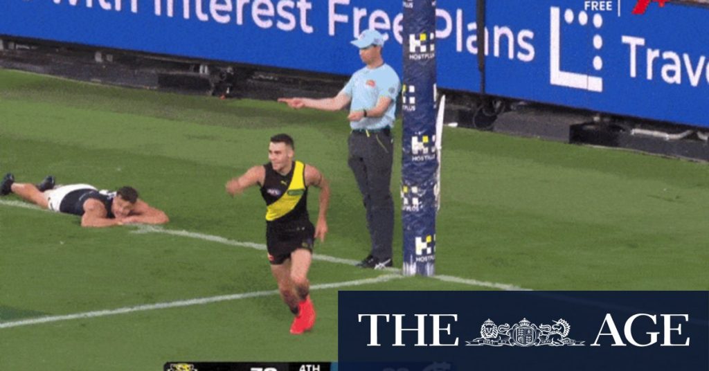 ‘I used to be a show-off:’ The story behind Richmond young gun’s somersaults
