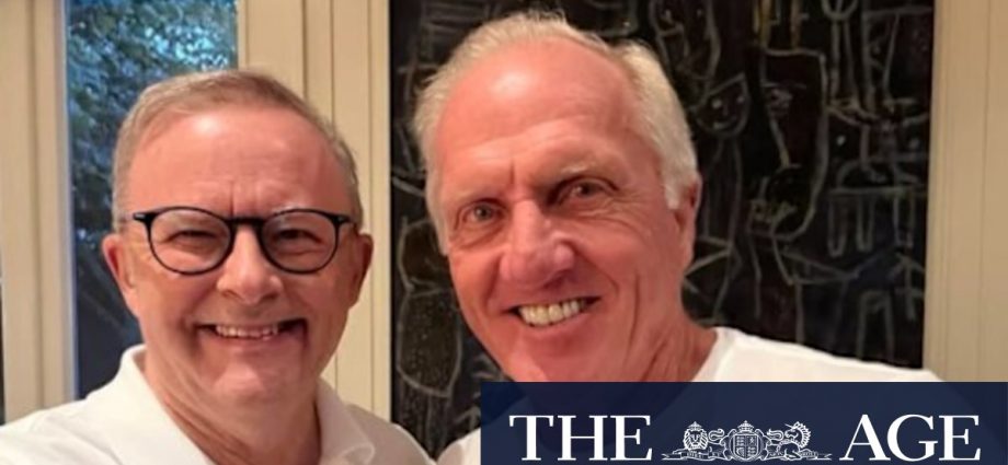 Anthony Albanese meets with Greg Norman in last-ditch bid to avoid tariffs