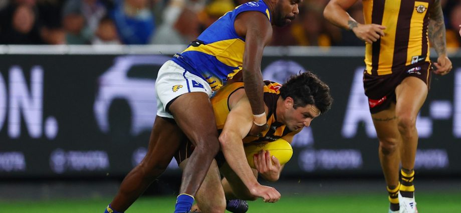 Tom Barrass' move to forward against West Coast Eagles; Andrew McQualter press conference; Matthew Lloyd, Jimmy Bartel comments