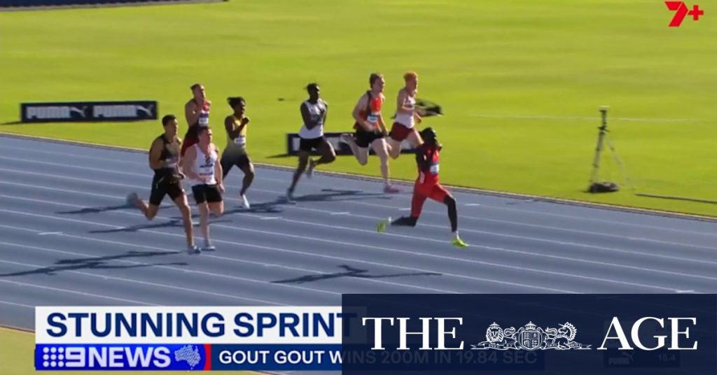 Gout Gout clocks 19.84 in scintillating Perth run