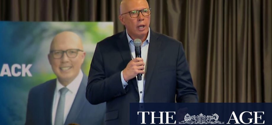 Dutton tells supporters to forget about ABC, The Guardian and other "hate media"