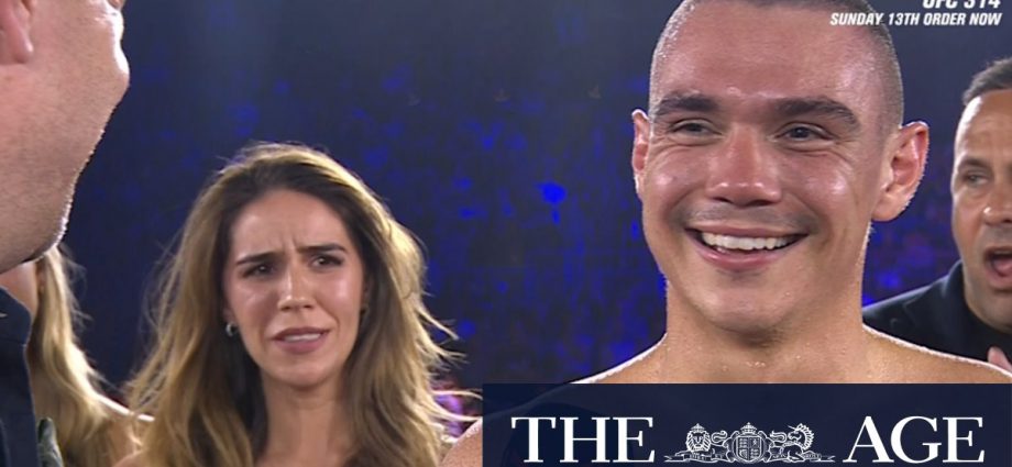 Hilarious moment with Tszyu's wife