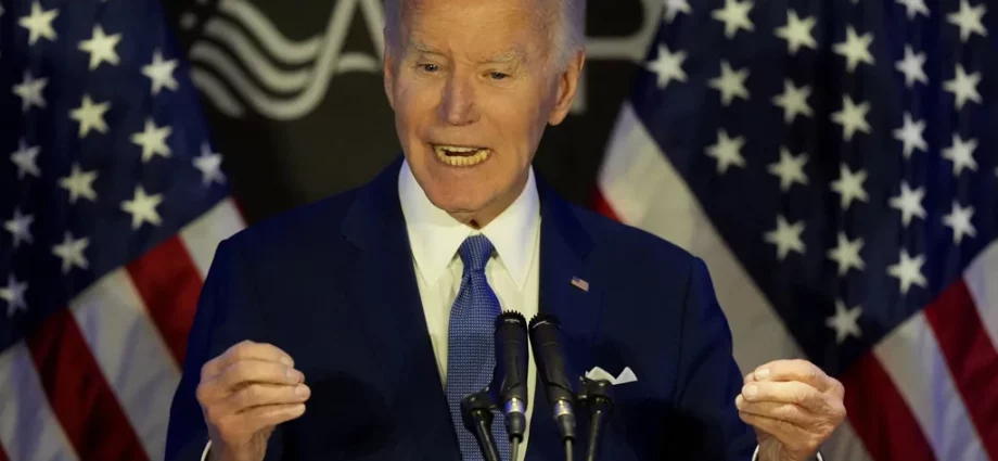 Biden swipes at Trump without naming him in Social Security speech