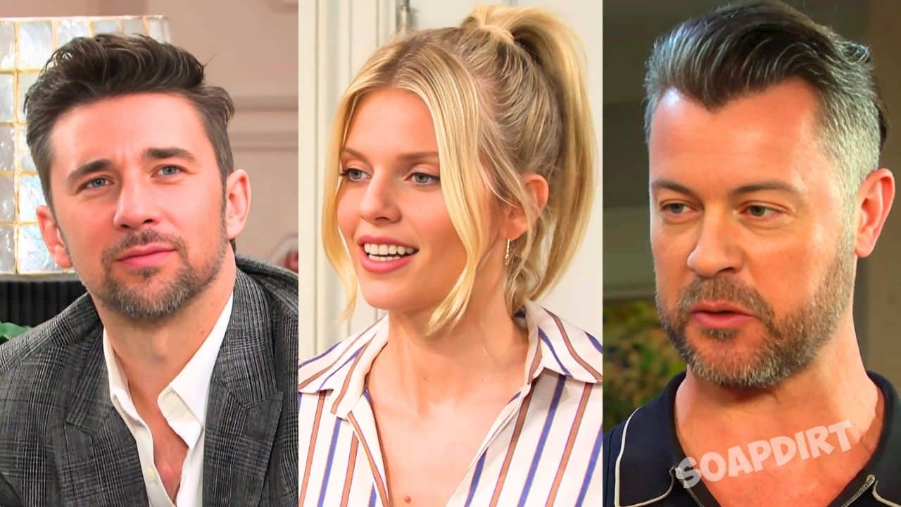 Days of our Lives: Cat Caught in a Steamy Chad & EJ Sandwich – Spoiler Photo!