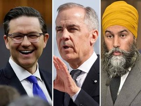 Pierre Poilievre, Mark Carney and Jagmeet Singh will be among the party leaders facing off during the five-week campaign heading into the April 28 federal election.