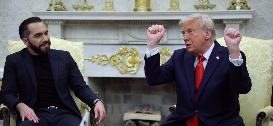 Trump Meets With El Salvador President Nayib Bukele.
