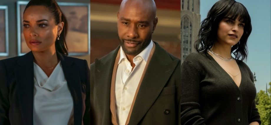 Rochelle Aytes, Morris Chestnut, and Eve Harlow for CBS' Watson Season 1