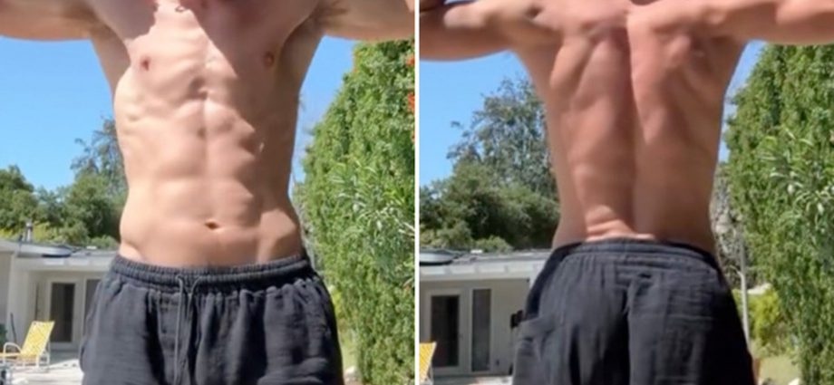 Guess the Shirtless Stud in This Ripped Pic!