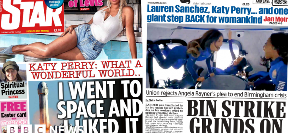 Perry in space and Birmingham bin strikes