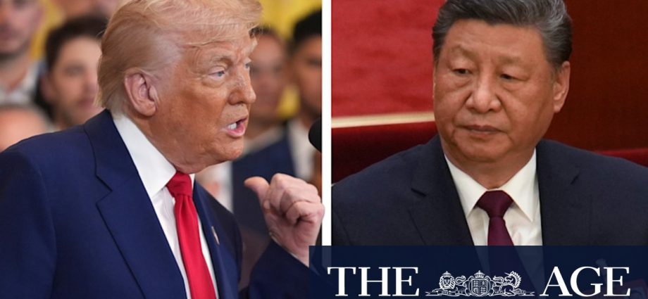Trump tariffs on China of 104 per cent begin