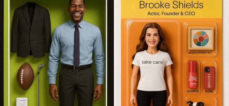 Famous Figurines ... Celebs Take on the Viral A.I. Box Doll Trend