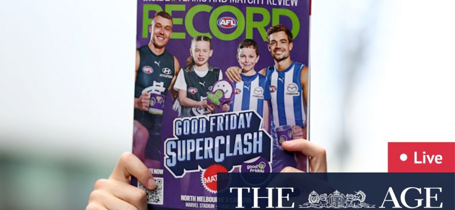 AFL Good Friday LIVE: Warm conditions for Kangas v Carlton clash