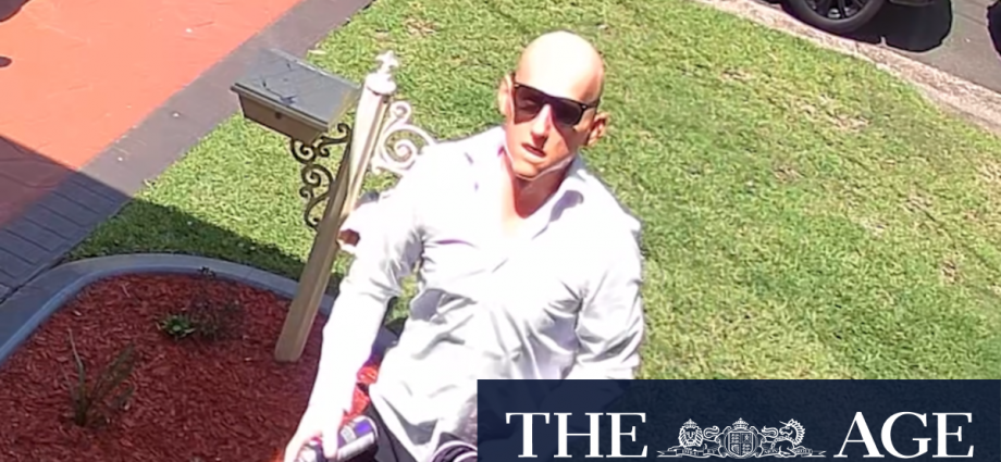 Police appeal over man wearing latex mask on CCTV