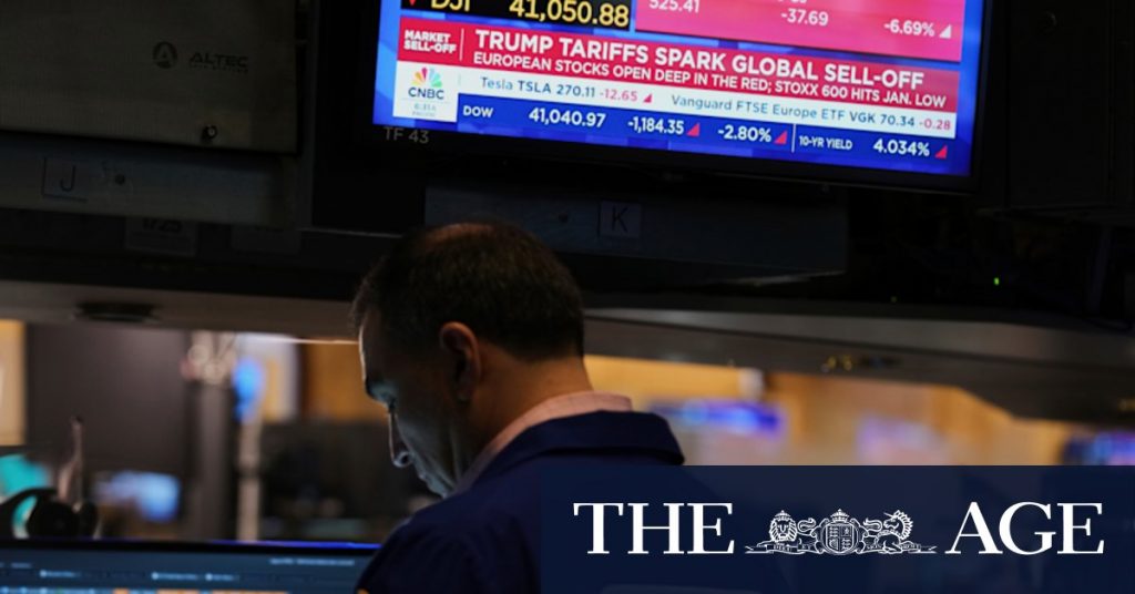 Trump tariffs shock leads to US stock market sell-off