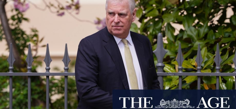 Prince Andrew and King Charles attend Easter service