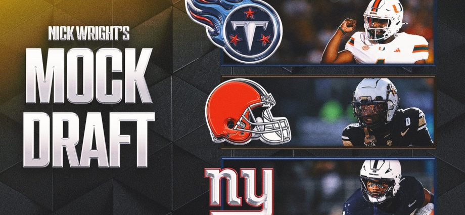 Saints grab QB, 5 WRs go top 20 in Nick Wright's second NFL mock draft