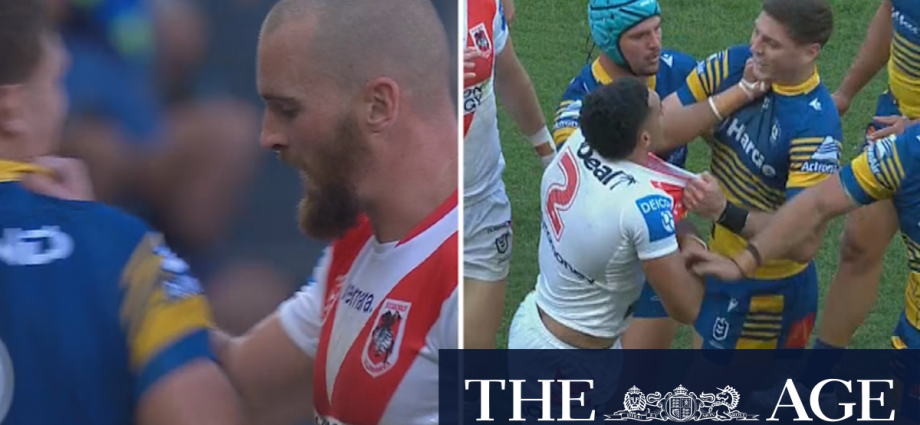 Tensions boil over in sideline scuffle