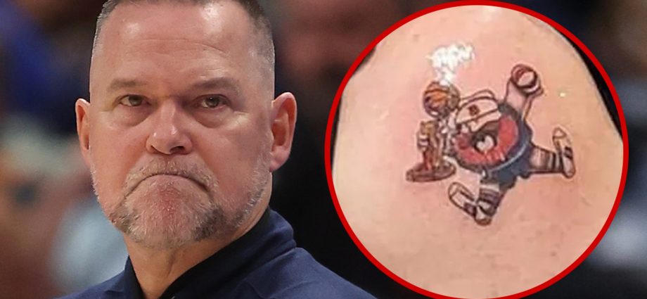 Michael Malone Tattoo Artist Down to Cover Up Nuggets Championship Ink