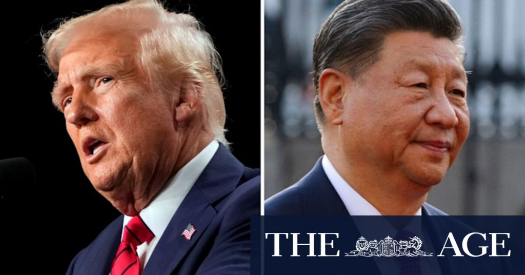 China fires back with 34 per cent tariffs on US goods