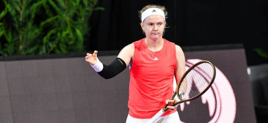 British tennis player collapses during her match and leaves court in wheelchair