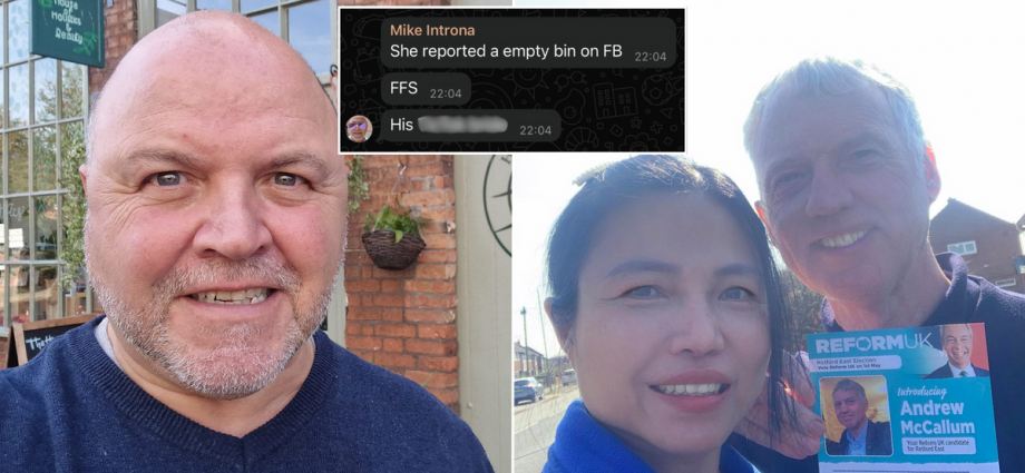 Tories drawn into 'sexism and racism' row after candidate launches 'slur' at Reform challenger's wife